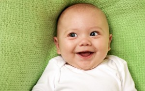 pictures of baby smile